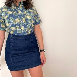 Cute Pineapple Button Down 🍍